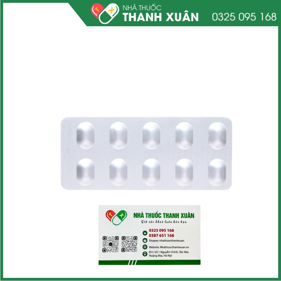 Hansazol 40mg trị trào ngược dạ dày, thực quản